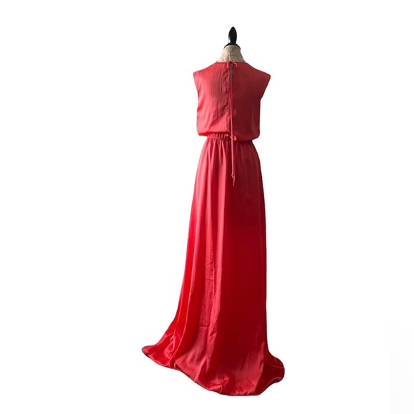 NWT: Robert Rodriguez: Coral Grecian Maxi Dress - Picture 3 of 16